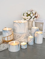 flameless led wax candles